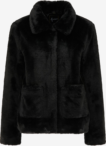 faina Winter Jacket in Black: front