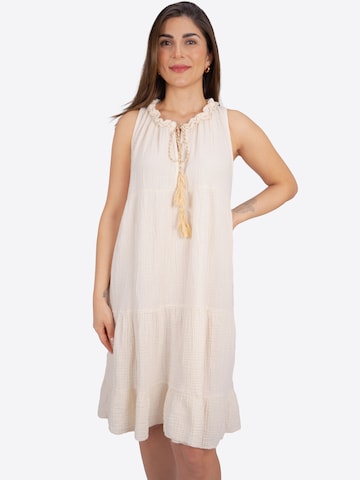 Seasons of April Zomerjurk 'Buki' in Beige