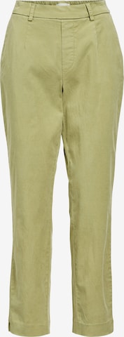 OBJECTTapered Chino hlače 'OBJMIA' - zelena boja: prednji dio