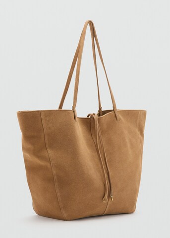 MANGO Shopper 'Mandri' in Brown