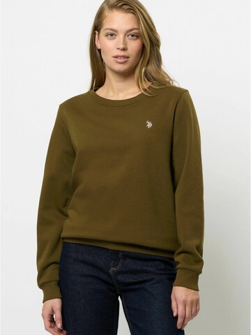 U.S. POLO ASSN. Pullover ' Helen ' in Grün: Vorderseite