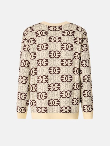Pullover 'PINKO HALF BREED CARDIGAN JACQUARD Maglieria' di PINKO in beige