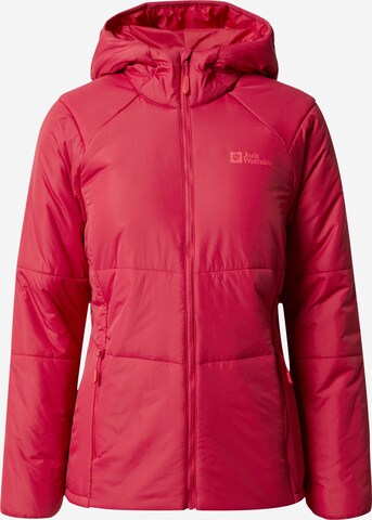 JACK WOLFSKIN Куртка в спортивном стиле 'BERGLAND' в Красный: спереди