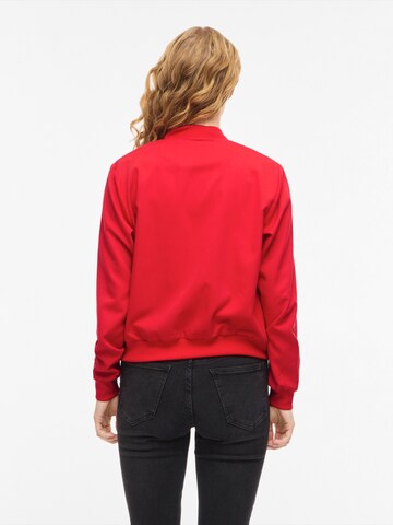 VILA Φθινοπωρινό και ανοιξιάτικο μπουφάν 'VIBUBBLE' σε κόκκινο