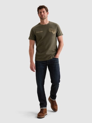 PME Legend - Camiseta 'Piqué T-shirt with artworks' en verde