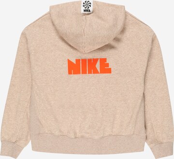 Nike Sportswear Μπλούζα φούτερ σε μπεζ