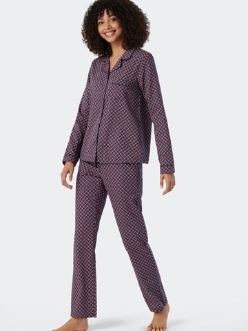 SCHIESSER Pyjama in Lila