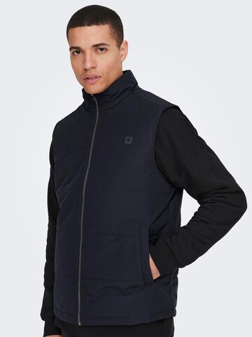 Only & Sons Bodywarmer in Blauw