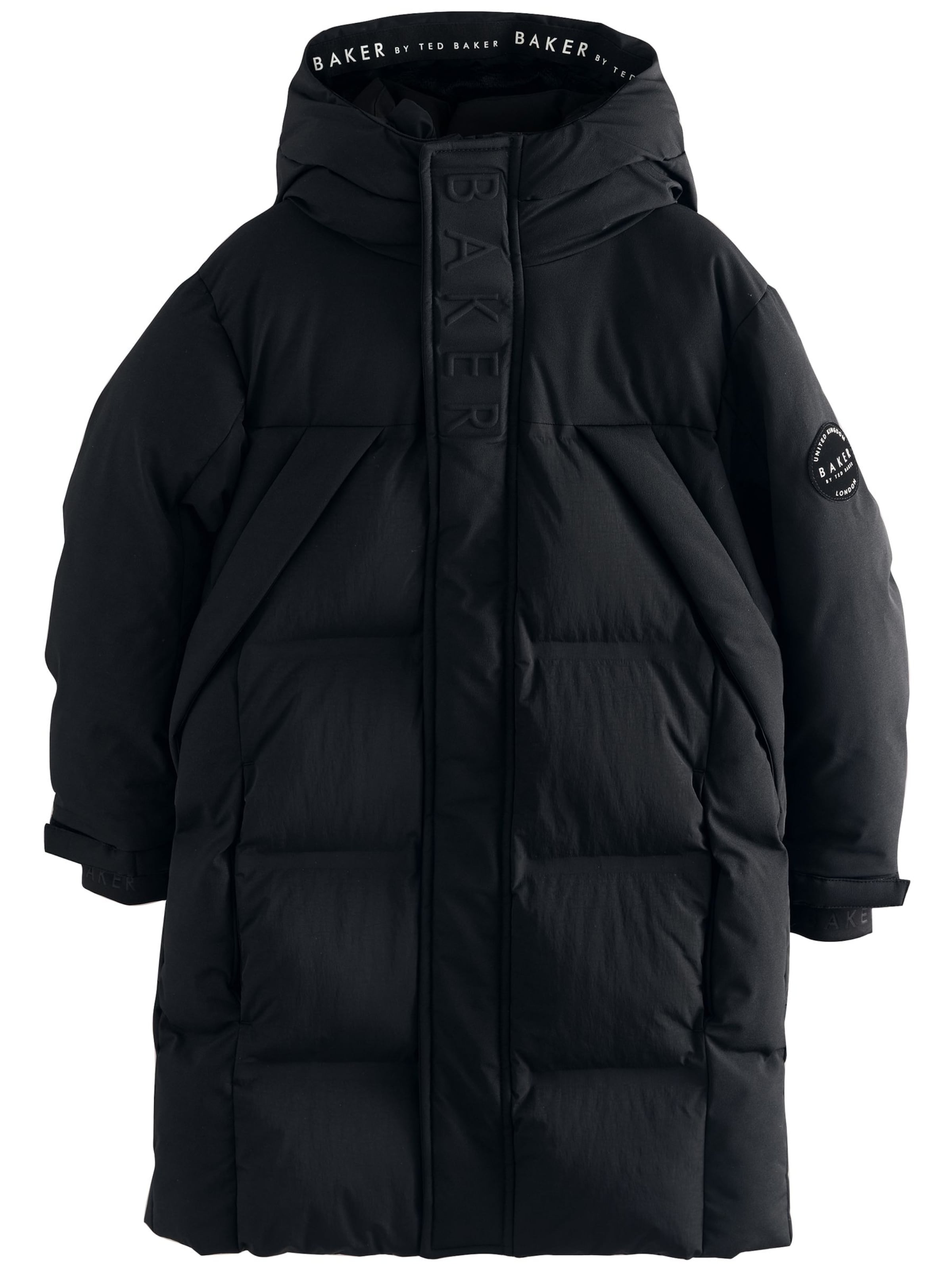 Baker by Ted Baker Παλτό σε μαύρο: μπροστά