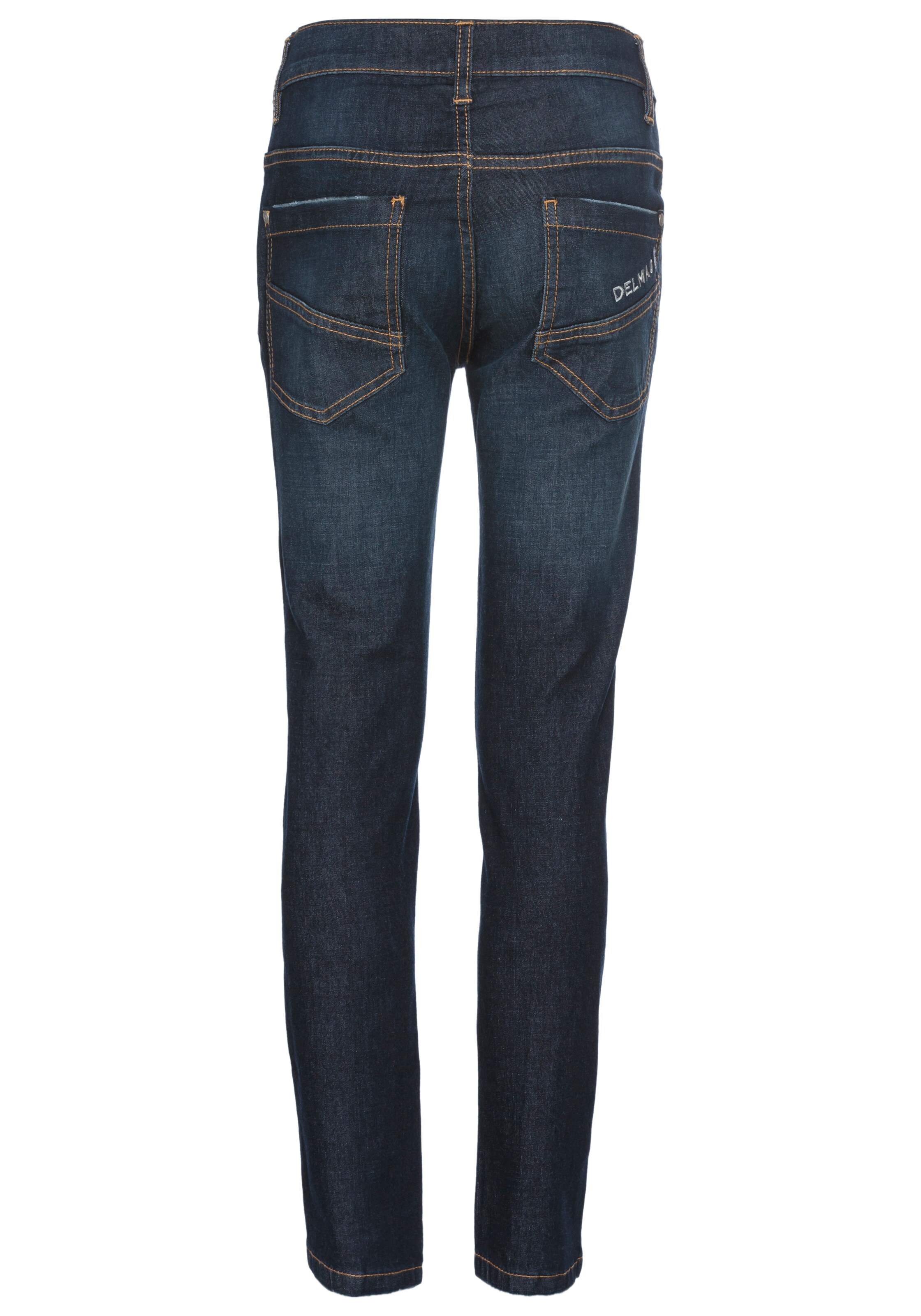 DELMAO Regular Jeans in Blau