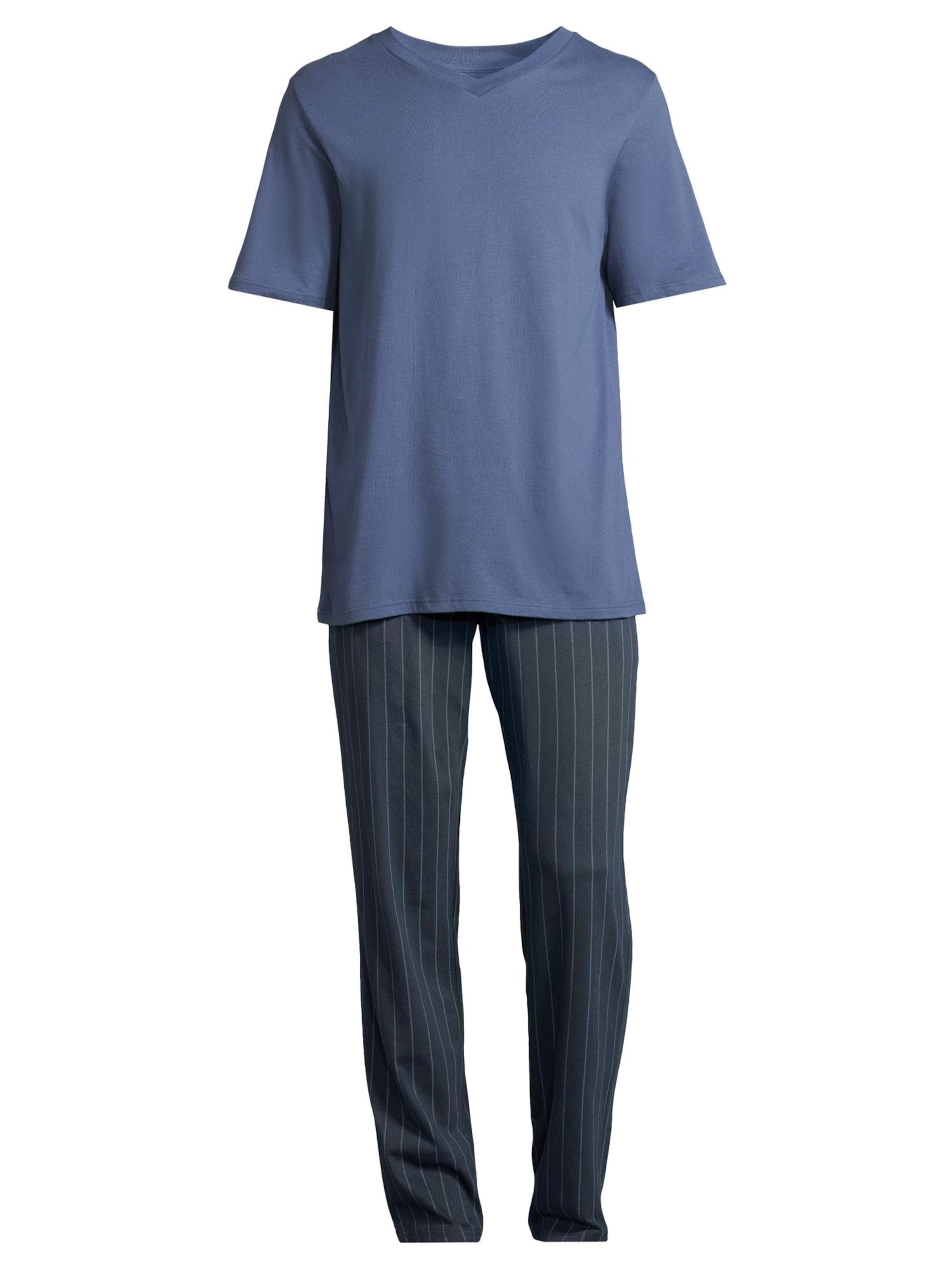 SCHIESSER Pyjama kort 'Night & Home' in Gemengde kleuren: voorkant