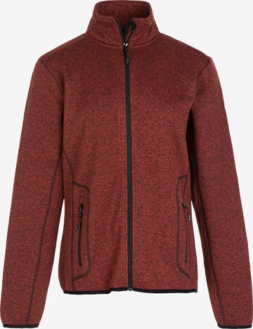 Whistler Athletic Fleece Jacket in Red: front