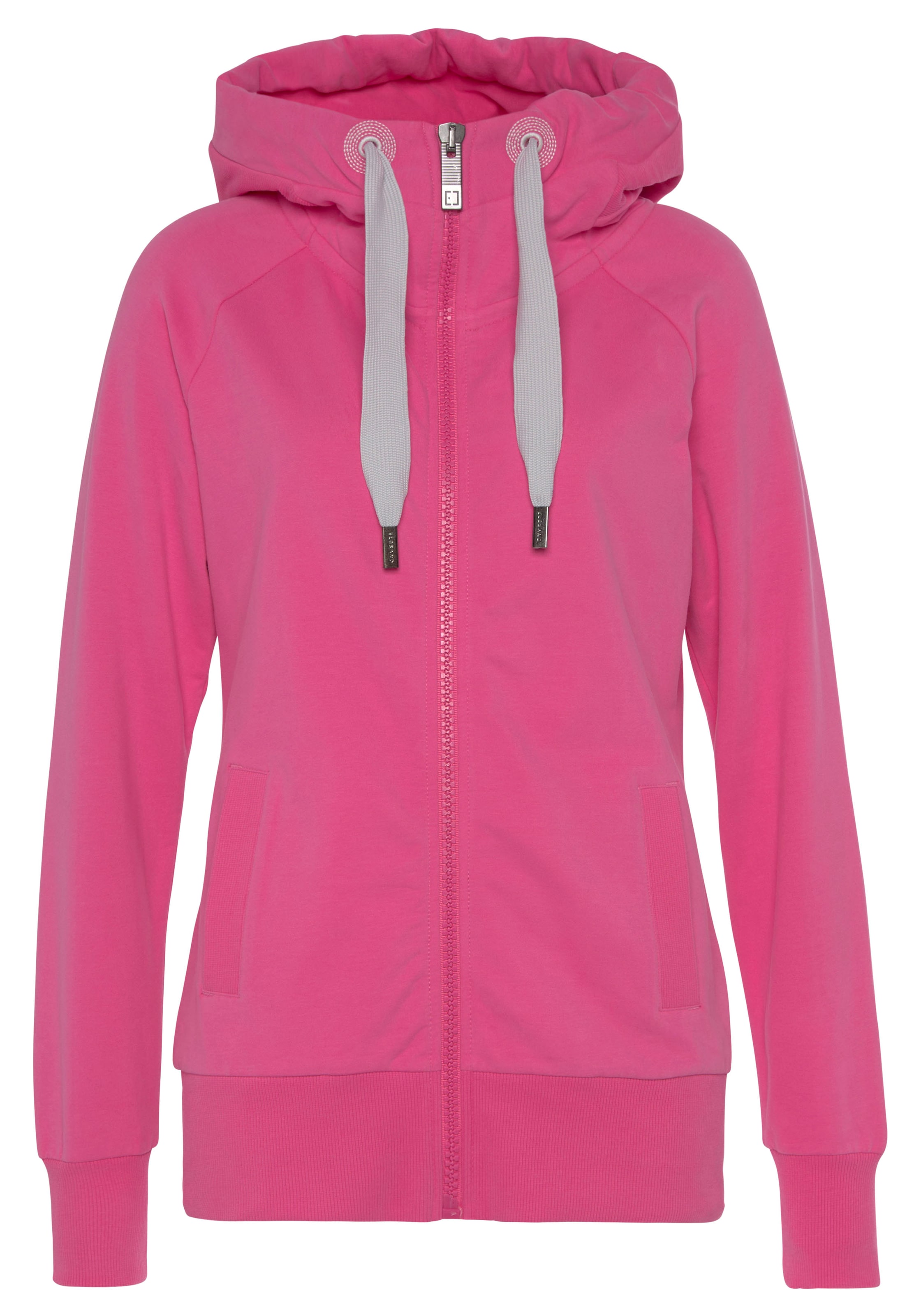 Elbsand Sweatjacke in Pink: Vorderseite