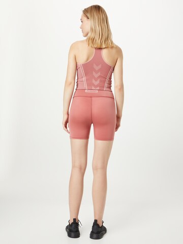Slimfit Pantaloni sport 'TOLA' de la Hummel pe roz