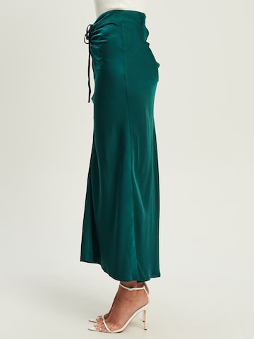 Tussah Skirt 'LEILA' in Green