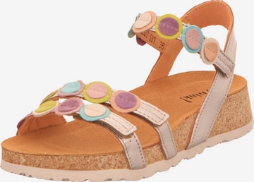 THINK! Sandale in Silber: Vorderseite