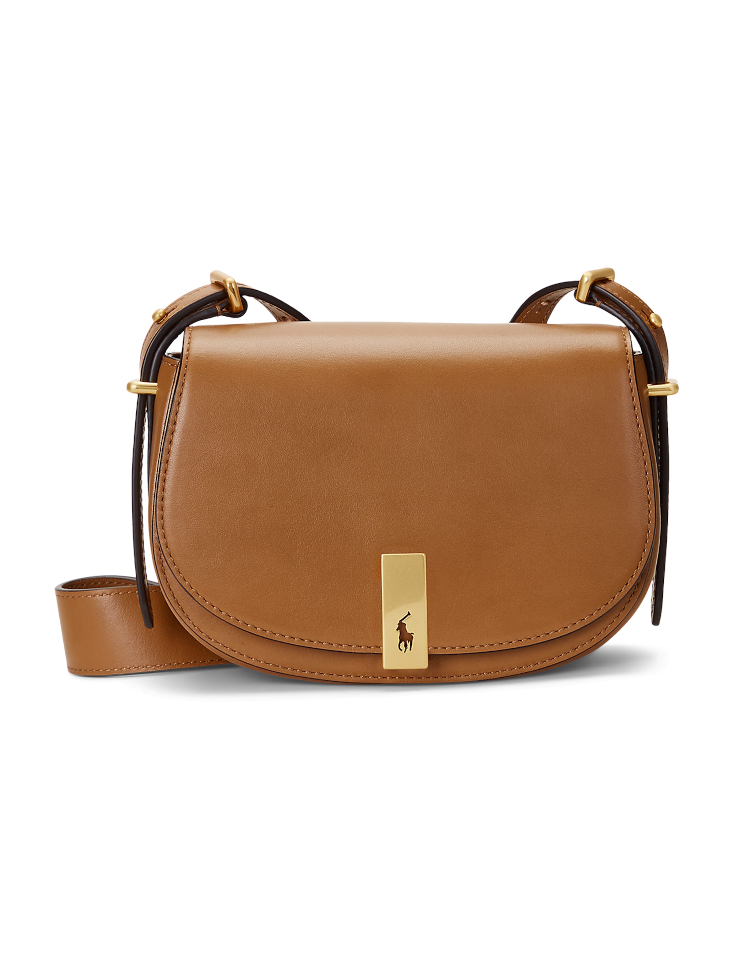 Geantă de umăr de la Polo Ralph Lauren pe maro: față