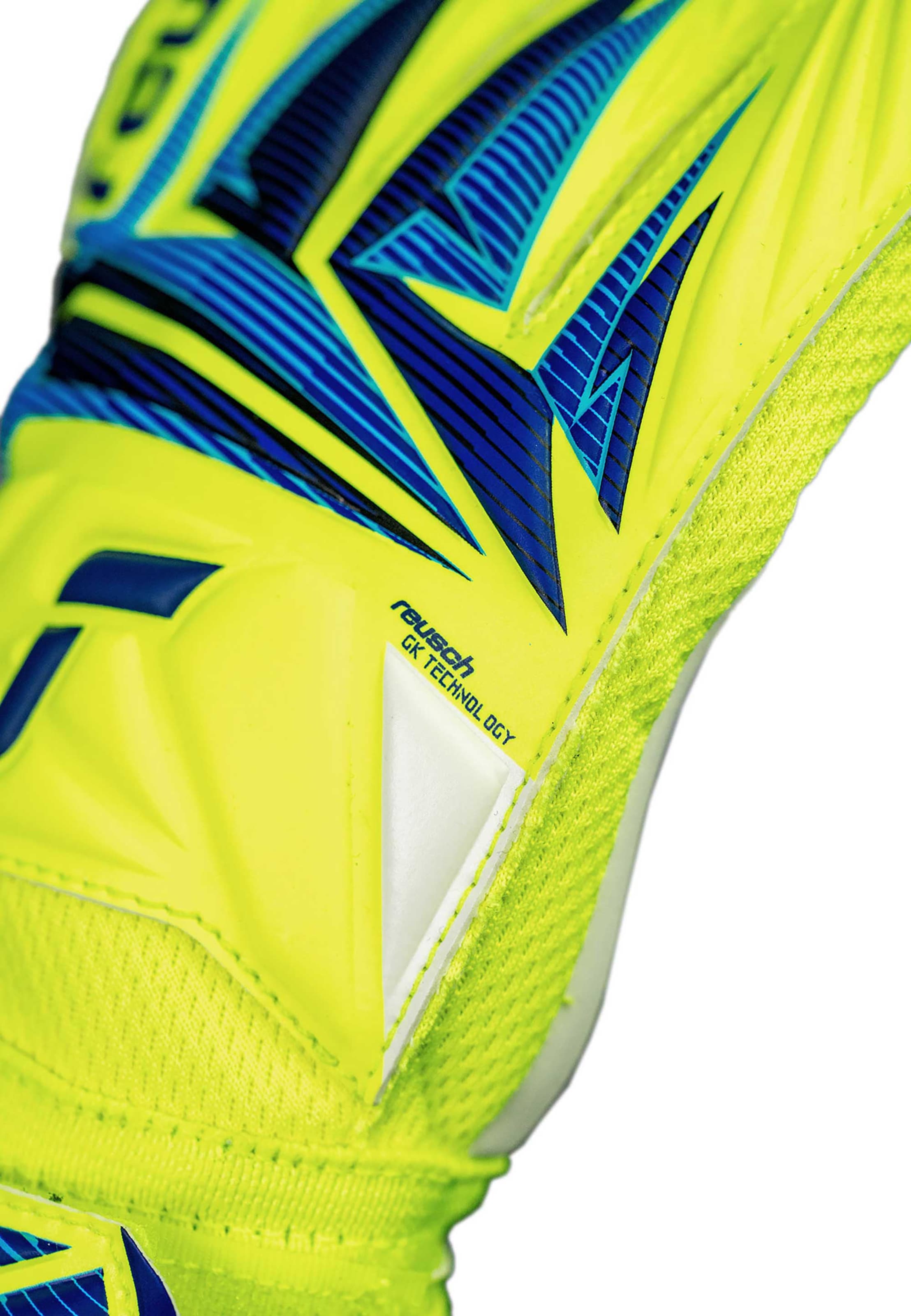 REUSCH Athletic Gloves 'Attrakt Grip Junior' in Yellow