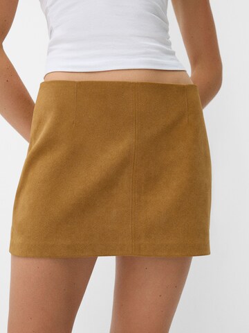 Bershka Nederdel i brun: forside