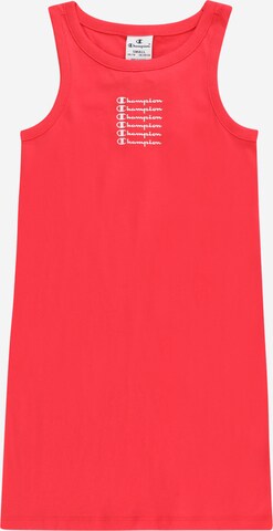 Champion Authentic Athletic Apparel Jurk in Rood: voorkant