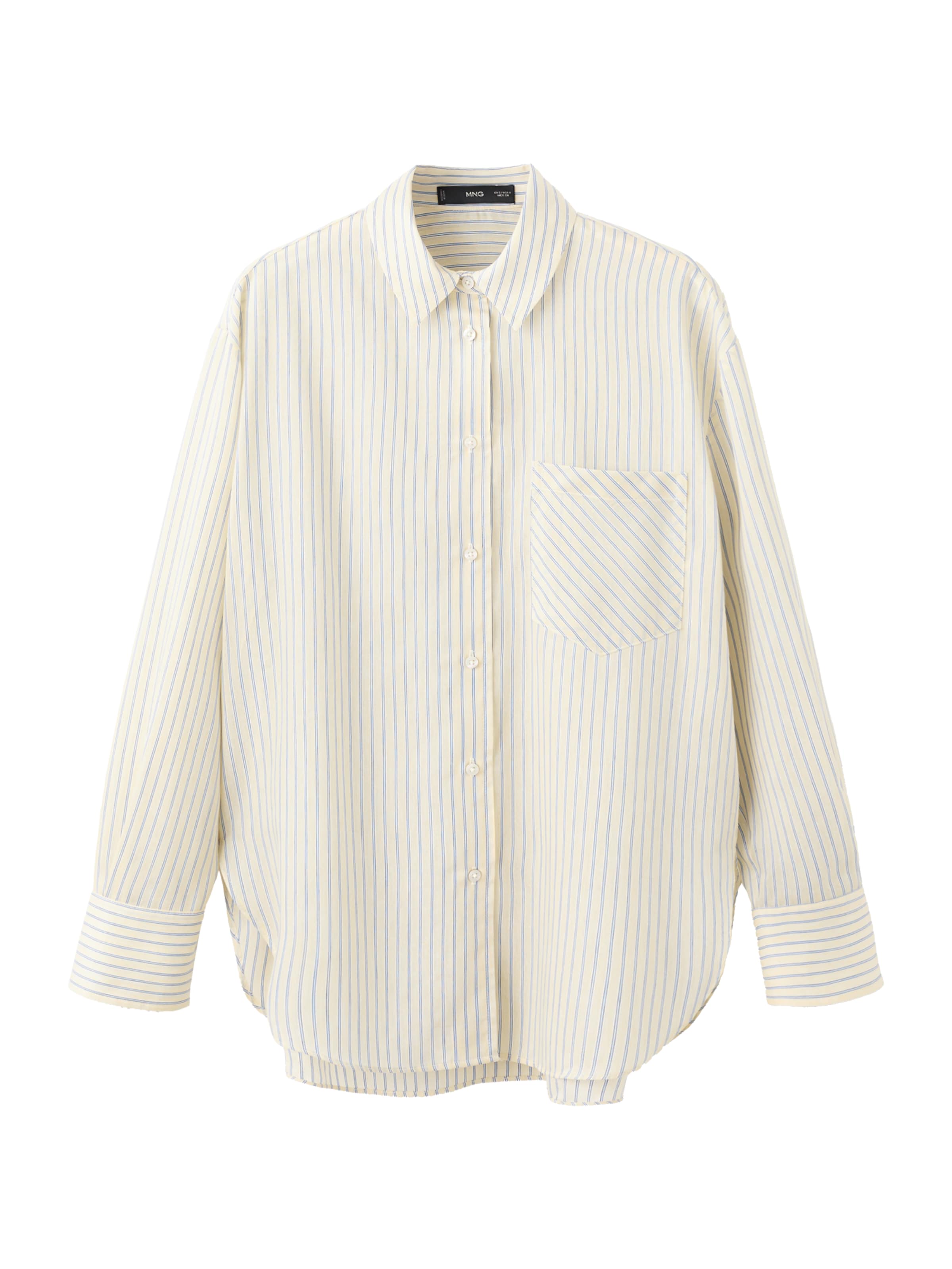 MANGO Blouse 'POKE' in Yellow: front