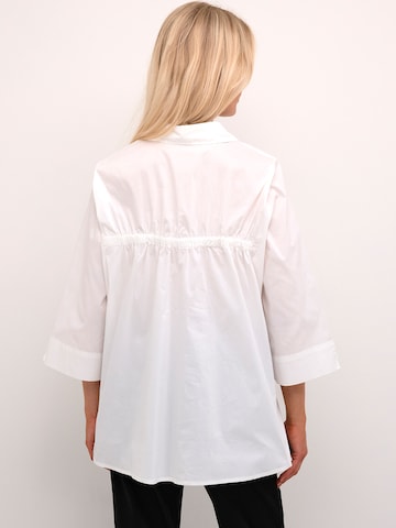 Chemisier 'CU Poca' CULTURE en blanc