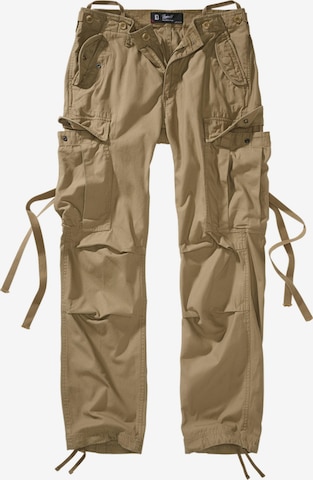 Brandit Regular Cargo Pants in Green: front