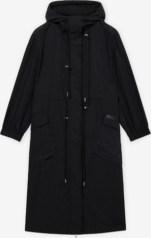 Manteau d’hiver Trussardi en noir : devant
