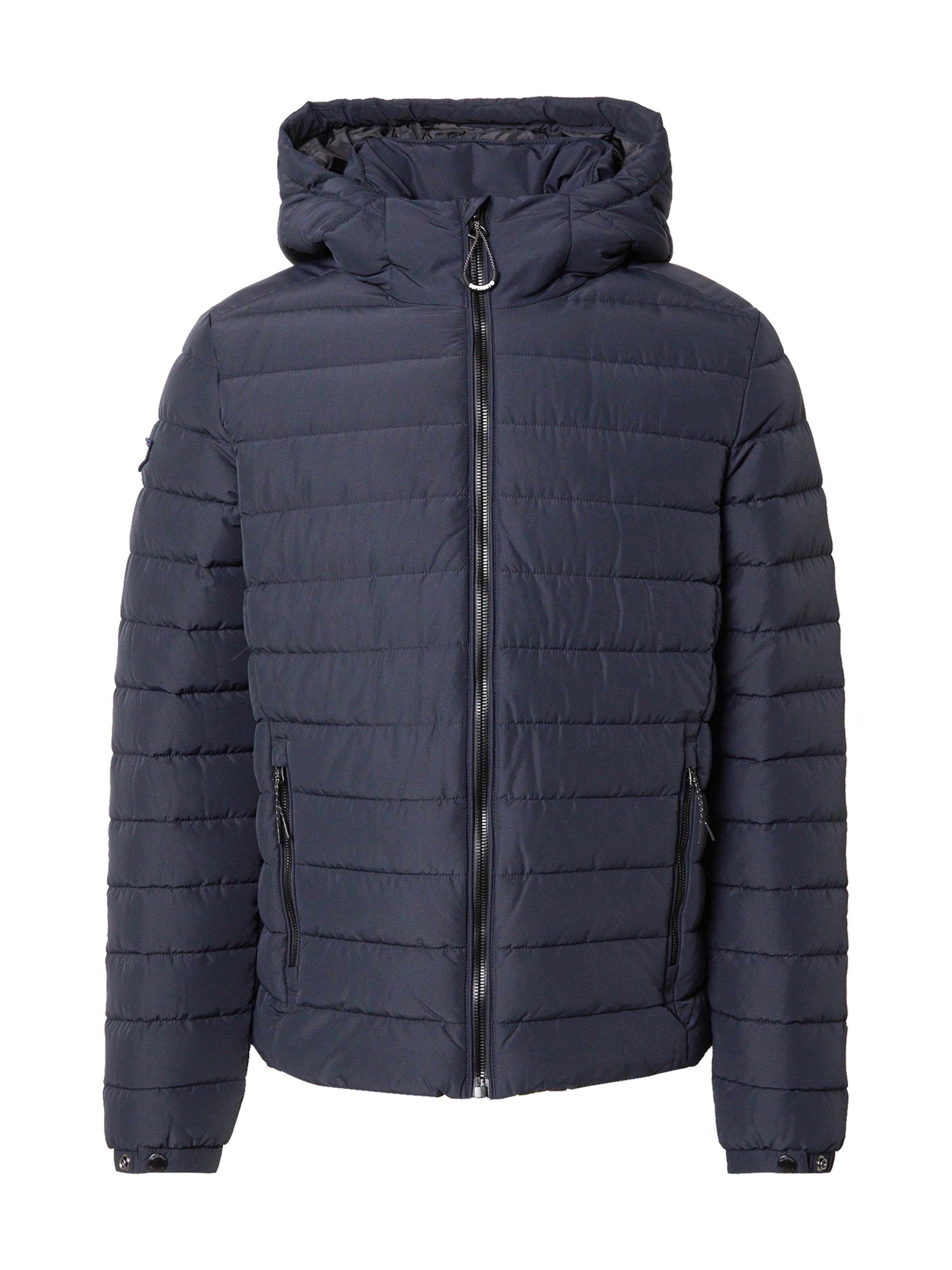 Superdry Демисезонная куртка 'Fuji' в Синий: спереди