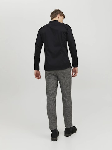 JACK & JONES Slim fit Button Up Shirt in Black