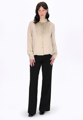 usha BLACK LABEL - Blusa 'Elegant' em bege