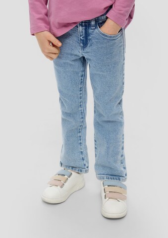 s.Oliver Flared Jeans 'Betsy' in Blauw: voorkant