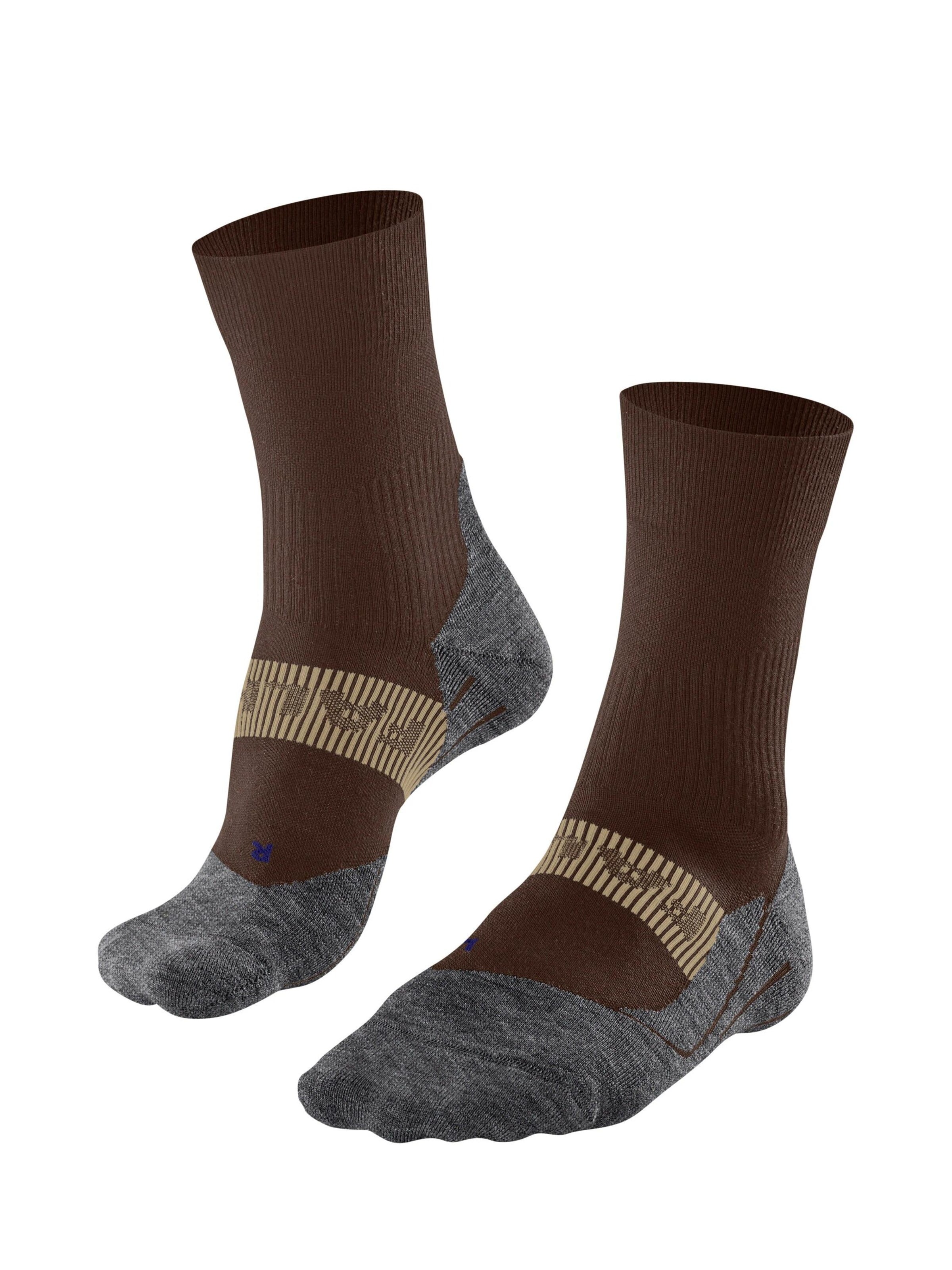 FALKE Athletic Socks 'RU4 Endurance Cool' in Brown: front