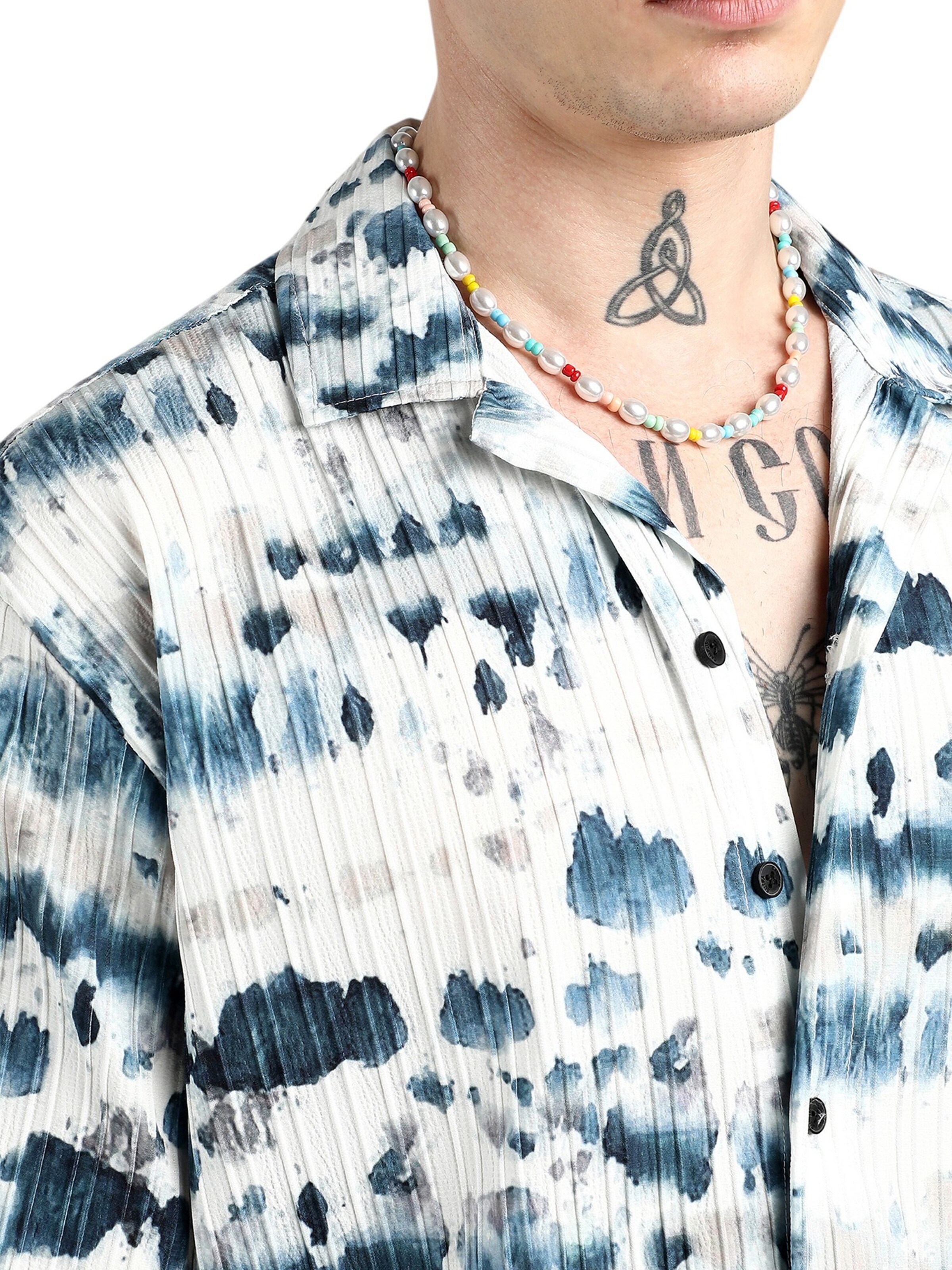 Campus Sutra Regular fit Риза 'Tamia' в синьо