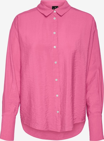 VERO MODA Blouse 'LENA' in Roze: voorkant