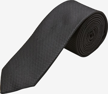 s.Oliver Tie in Black: front