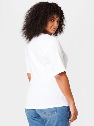T-shirt Calvin Klein Jeans Curve en blanc