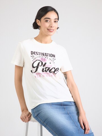 QS T-Shirt in Weiß: Vorderseite