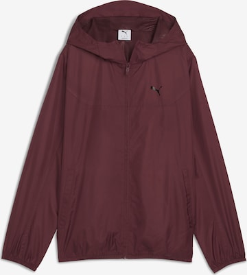 Veste de sport 'Essentials' PUMA en rouge : devant