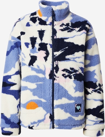 Blutsgeschwister Fleecetakki 'Arctic Leisure' värissä sininen: etupuoli