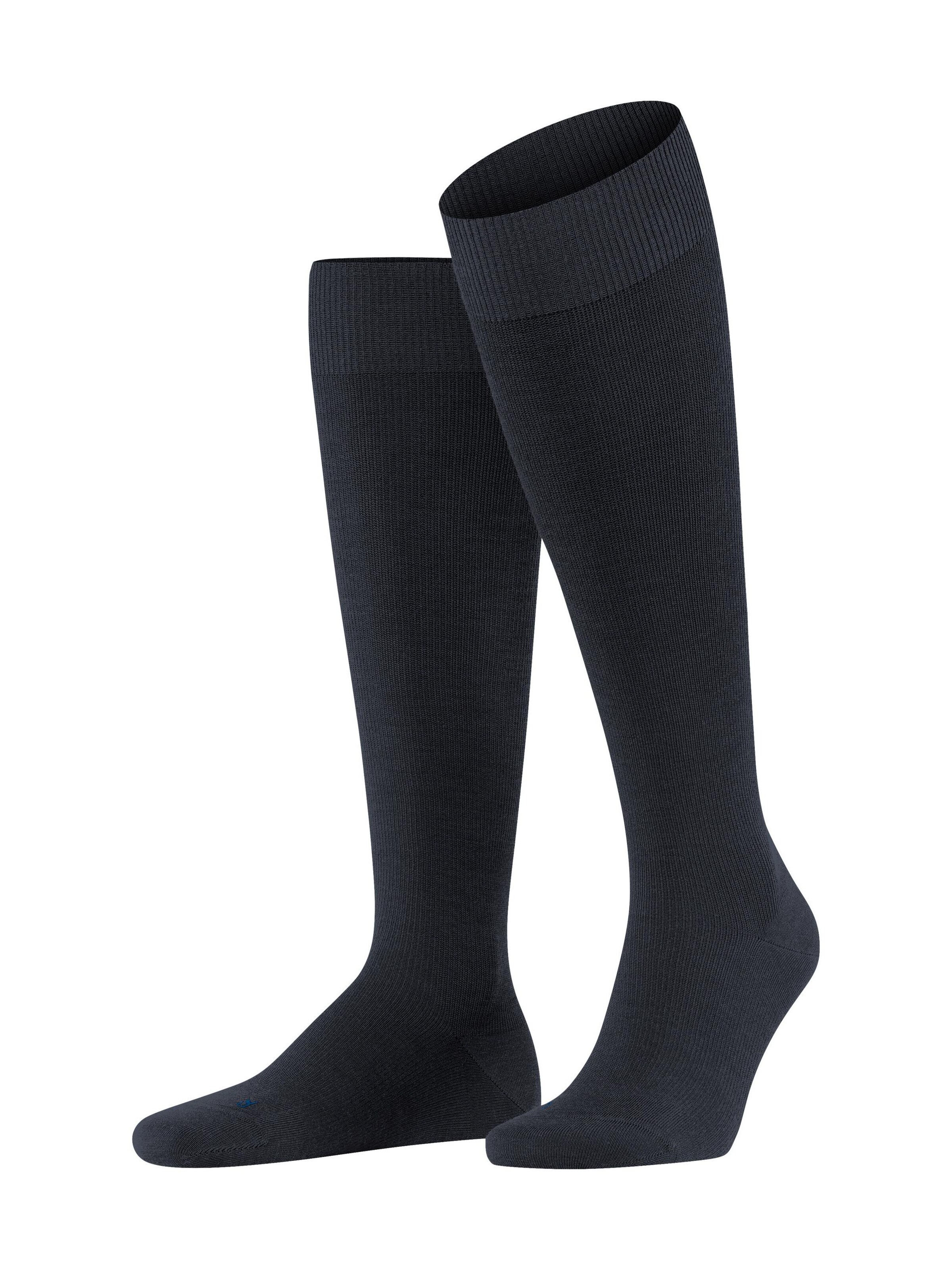 FALKE Kniestrümpfe 'Energizing Wool'‌‌‌‌‌‌‌‌‌ in Blau: Vorderseite