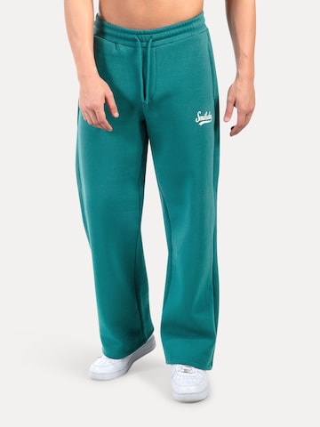 Smilodox Loose fit Trousers 'Lorik' in Green: front