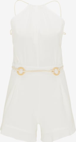 IZIA Jumpsuit in White: front