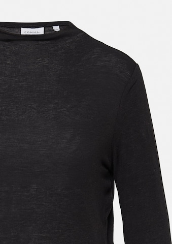 comma casual identity Shirt in Zwart