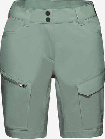 MAMMUT Regular Outdoor Pants 'Zinal ' in Green: front