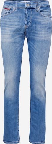 Tommy Jeans Slimfit Jeans 'Scanton' in Blauw: voorkant