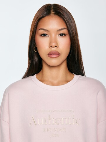 BIG STAR Sweatshirt 'ELLSA' in Pink