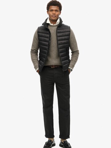 Superdry Weste 'Fuji' in Schwarz