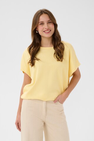 SAINT TROPEZ - Pullover 'MilaSZ' em amarelo: frente