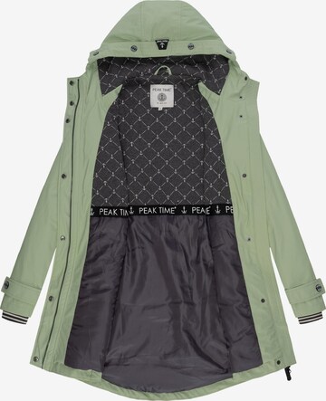 Peak Time Raincoat in Green